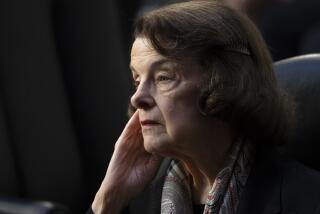 FILE - Sen. Dianne Feinstein, D-Calif., listens as the Senate Judiciary Committee begins debate on Ketanji Brown Jackson's nomination for the Supreme Court, in Washington, April 4, 2022. Democratic Sen. Dianne Feinstein of California has died. She was 90. (AP Photo/J. Scott Applewhite, File)