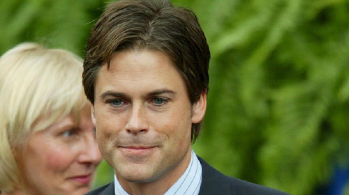 TANGLE: Rob Lowe faces suits from two ex-nannies.
