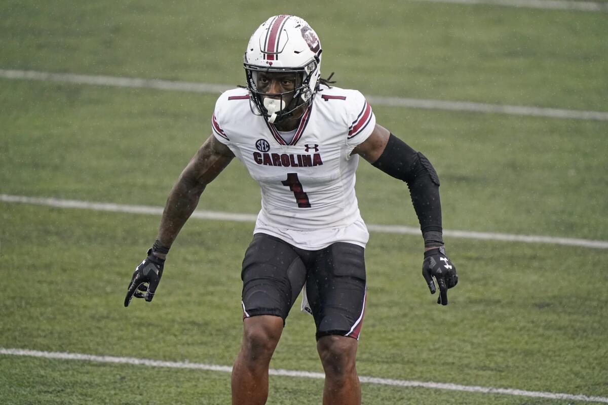 South Carolina defensive back Jaycee Horn