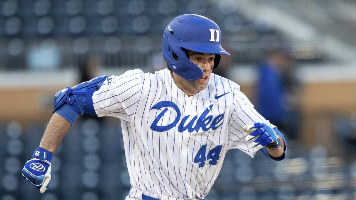 The Padres drafted Graham Pauley in the 13th round out of Duke.