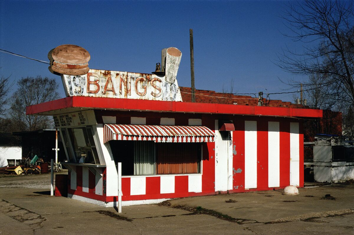 Bang's Drive-in Food Stand, Chariton, Iowa. (John Margolies/Library of Congress)