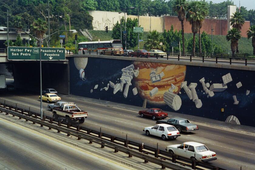 The city of Los Angeles, Calif. in preparation for 1984 Olympics. June 1984 photo. (AP Photo)