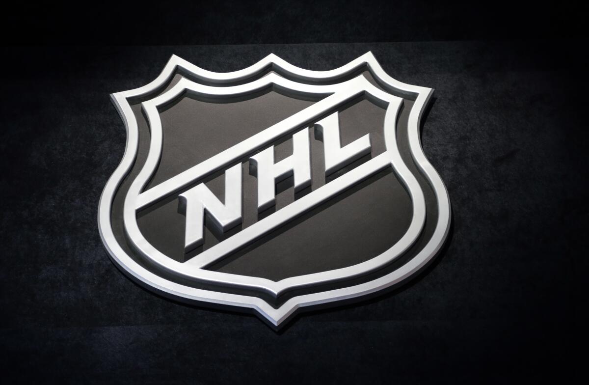 The NHL logo.