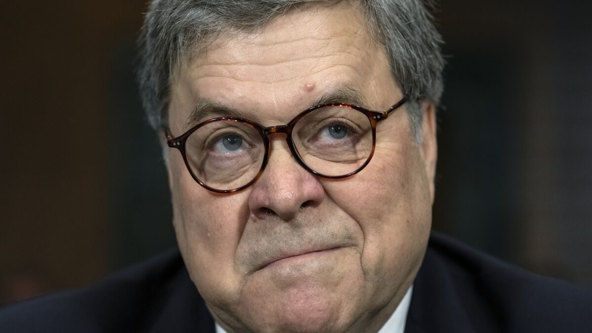 Bill Barr says he didn't overstep in Durham probe of Mueller investigation