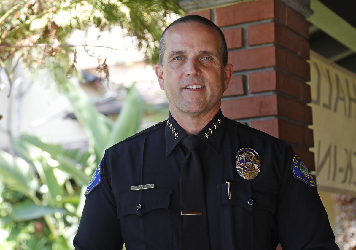 Newly-appointed Laguna Beach Police Chief Jeff Calvert has been with the department since 1996.