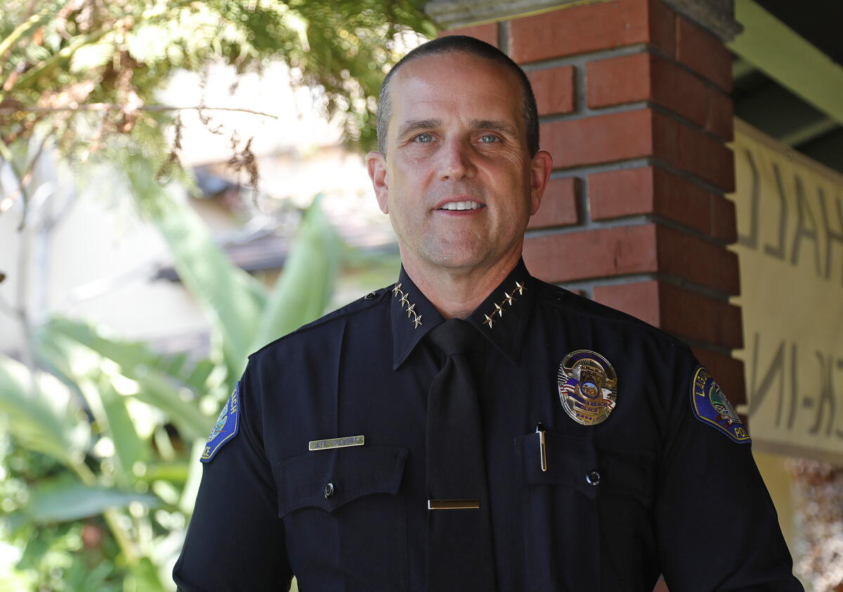 Jeff Calvert Laguna Beach removes interim tag on police chief Jeff Calvert - Los ...
