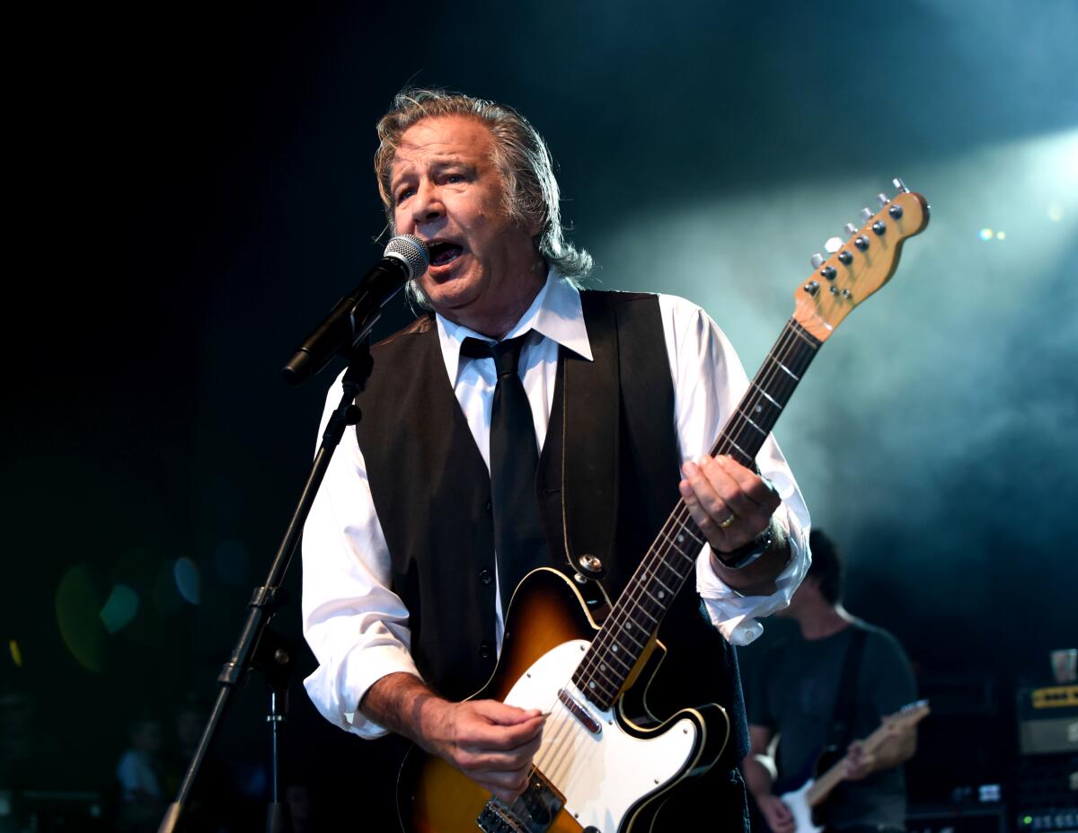 Greg Kihn performs at Pompano Beach Amphitheater on Aug. 28, 2018 in Pompano Beach, Fla.