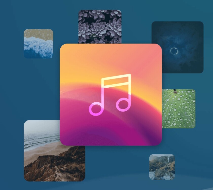 Bilder aus der Schlaf- und Meditations-App Calm, die jetzt einen Wert von 1 Milliarde US-Dollar hat.
