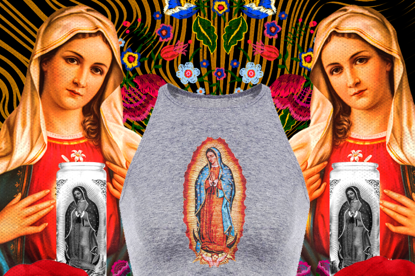 Virgin Mary as a symbol in identity.