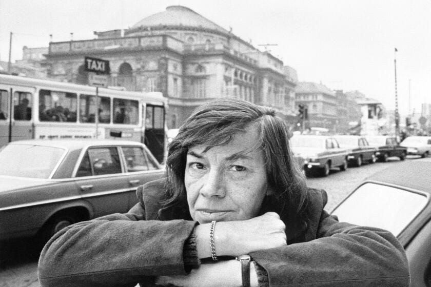 Author Patricia Highsmith in Copenhagen in November 1975.