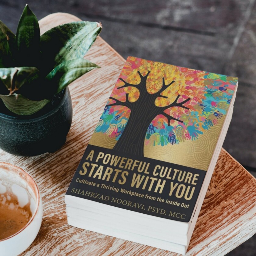La Jolla resident Shahrzad Nooravi's new book, "A Powerful Culture Starts With You," is due out Tuesday, May 31.
