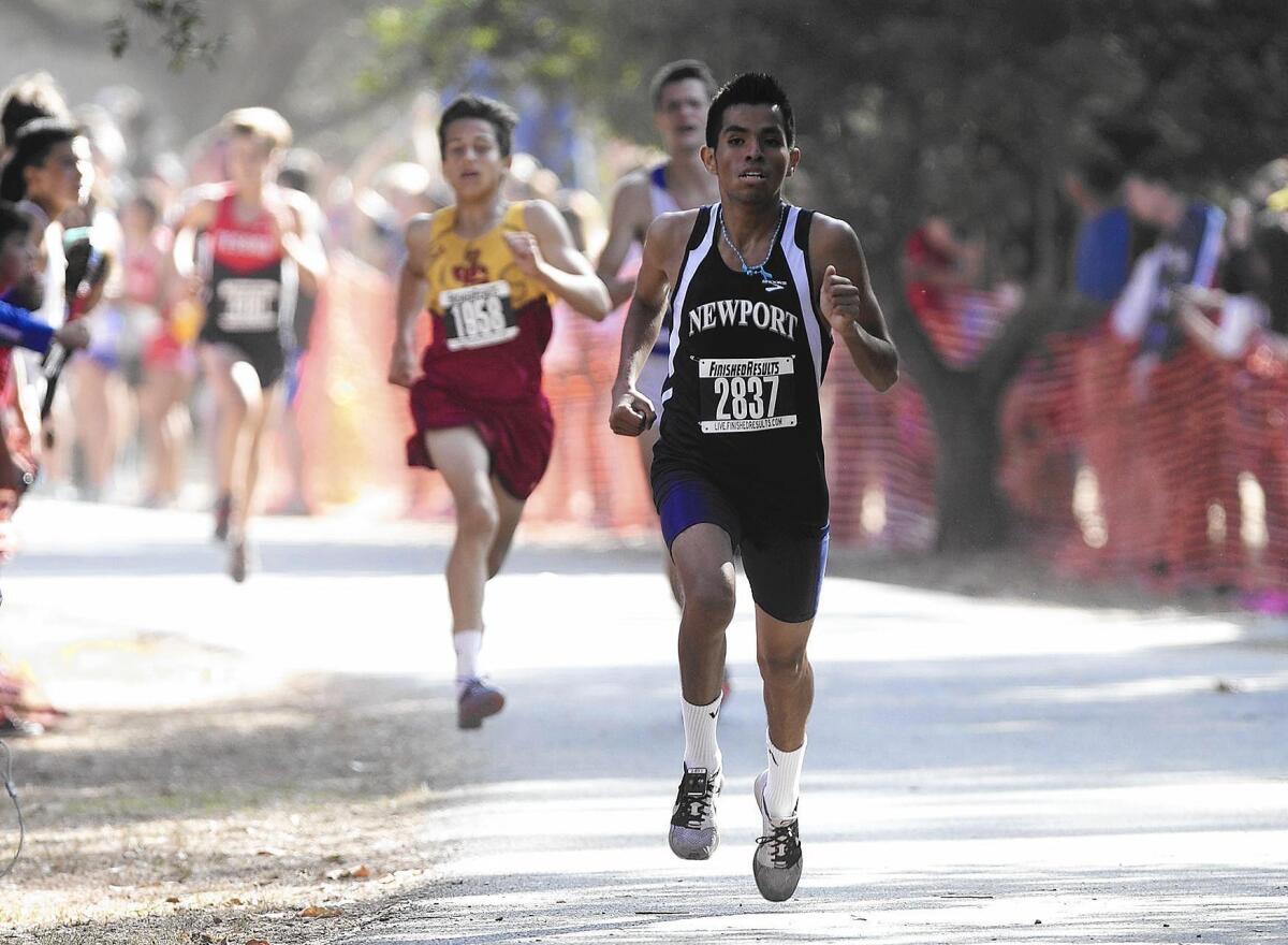 Newport Harbor High sophomore Alexis Garcia is the Daily Pilot Boys’ Cross-Country Dream Team Runner of the Year.