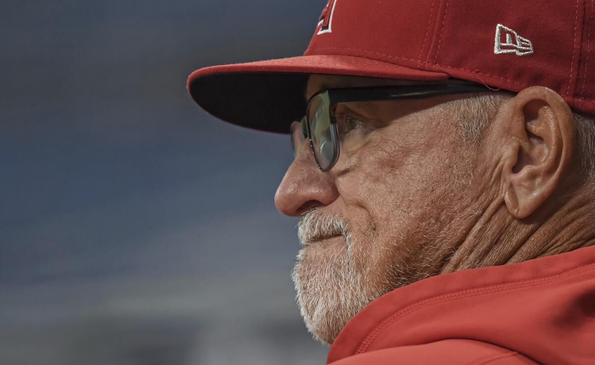 Joe Maddon is out as manager of the Angels.