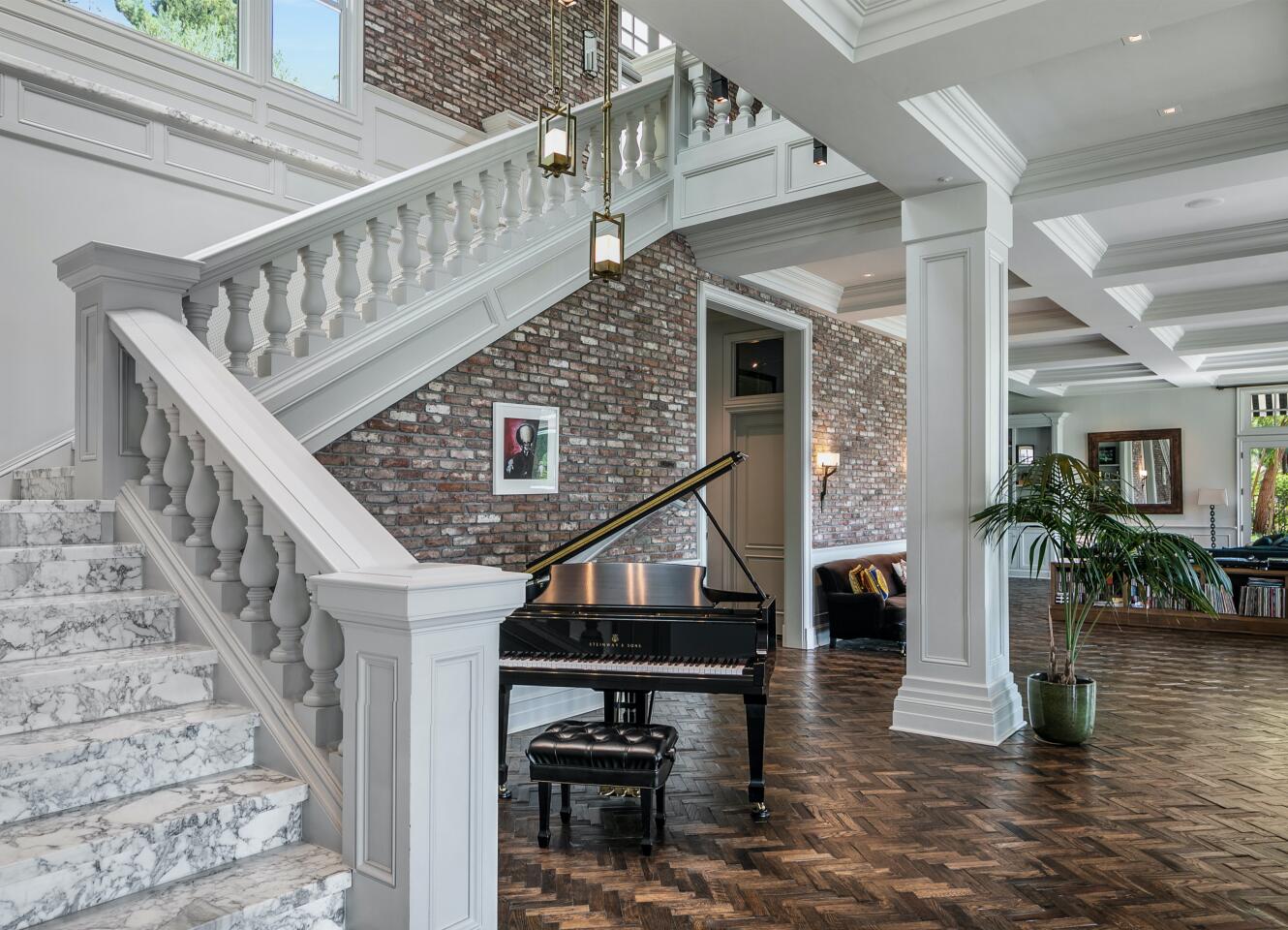 The staircase.