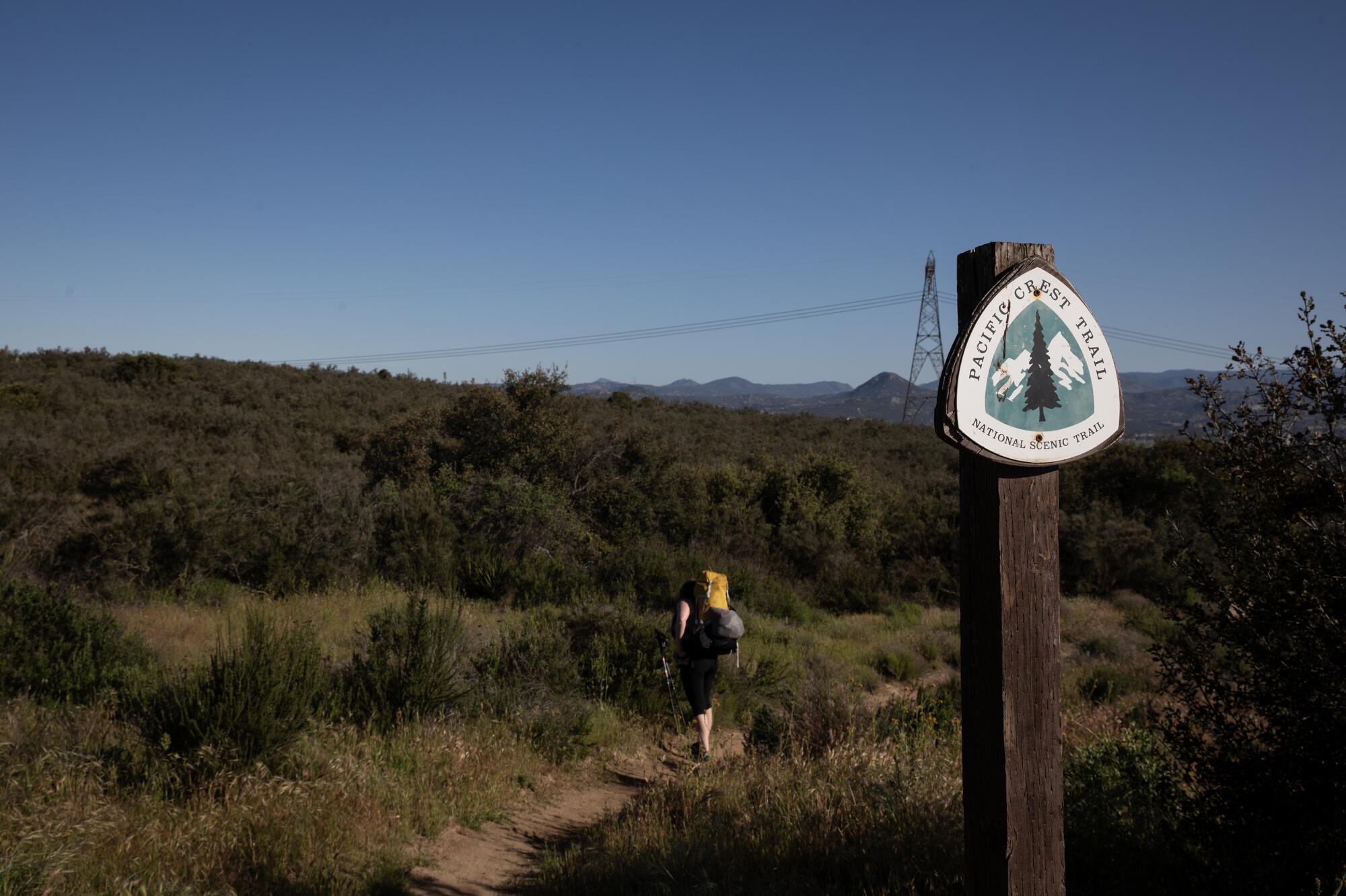 Hikers begin their journey of more than 2,600 miles at Camp Lockett Event & Equestrian Facility