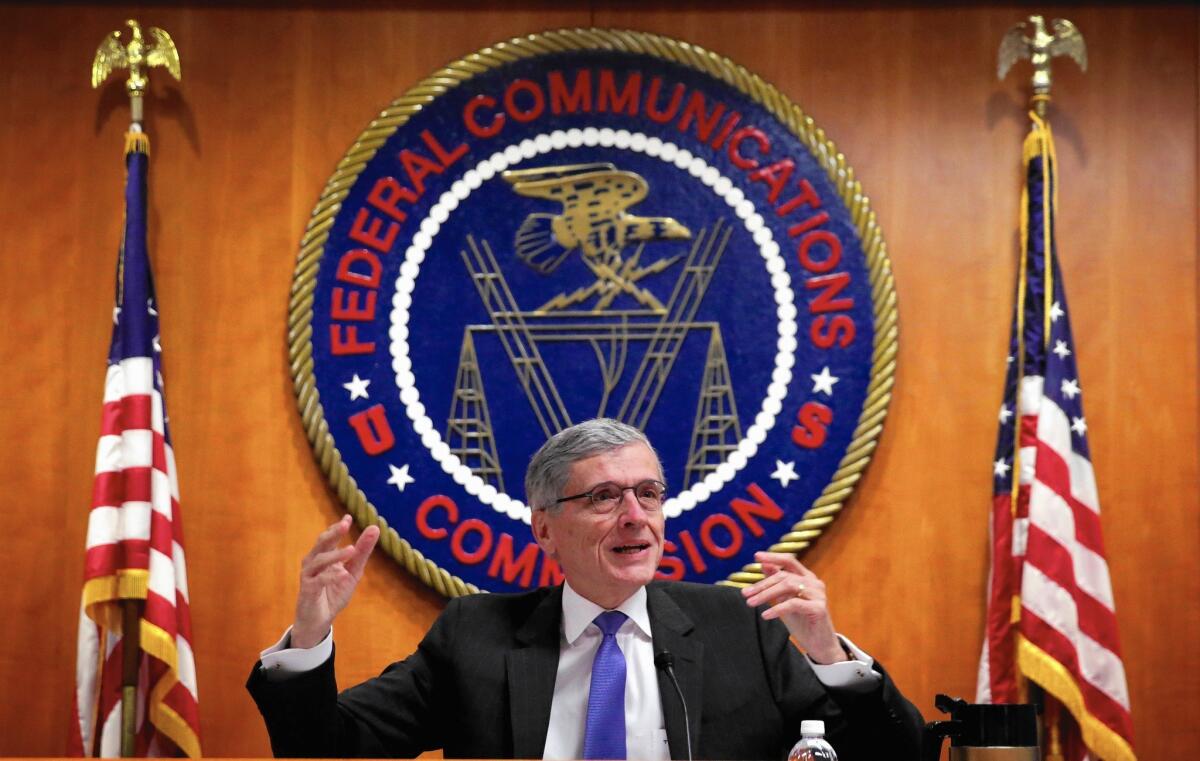FCC Chairman Tom Wheeler proposed to reclassify Internet service providers in the same legal category as more highly regulated phone companies to give the agency the authority to promulgate net neutrality rules.