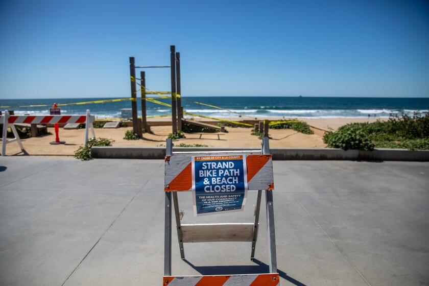 Beach sign