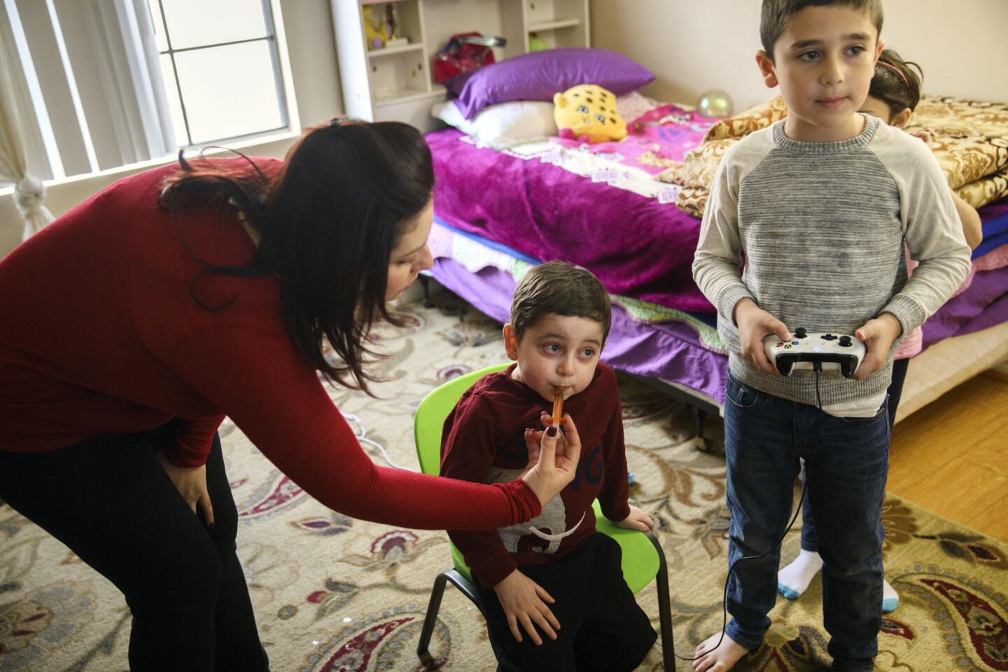 Syrian is separated from his parents