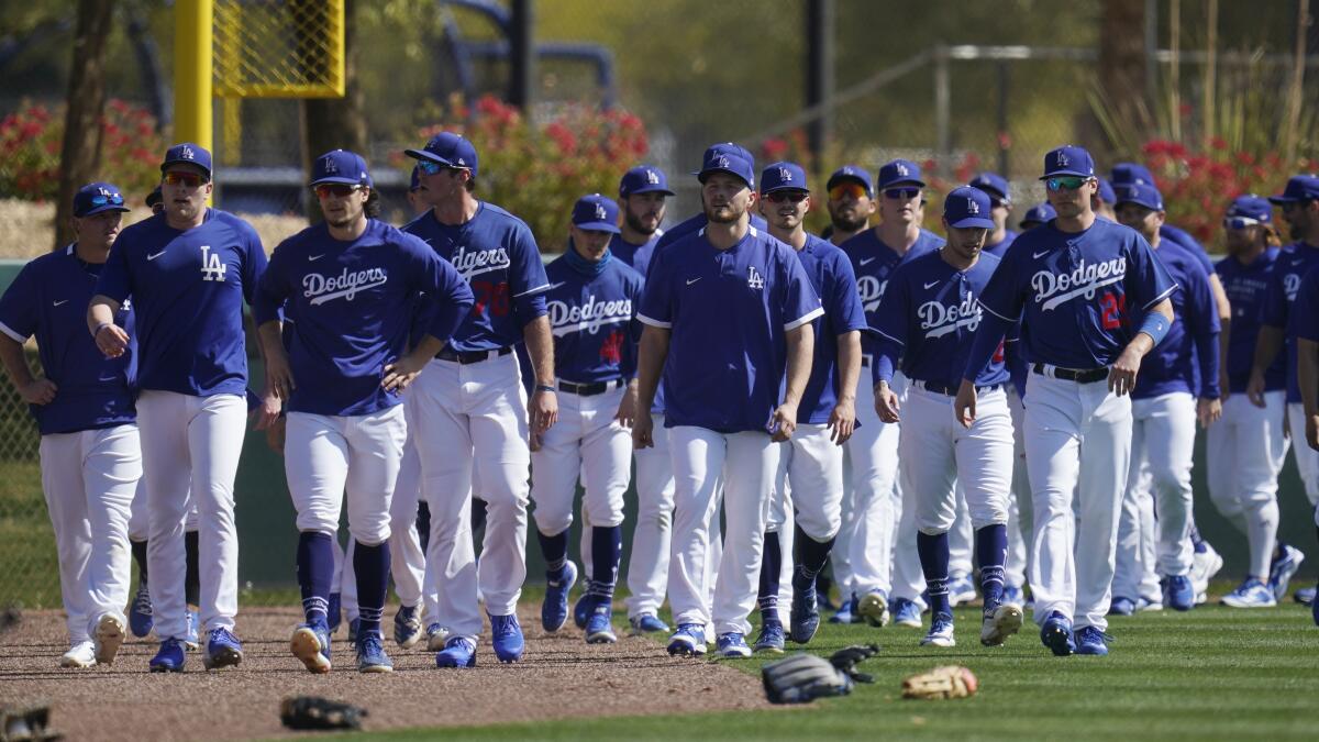 Los Angeles Dodgers baseball sport team squad up Dodgers players