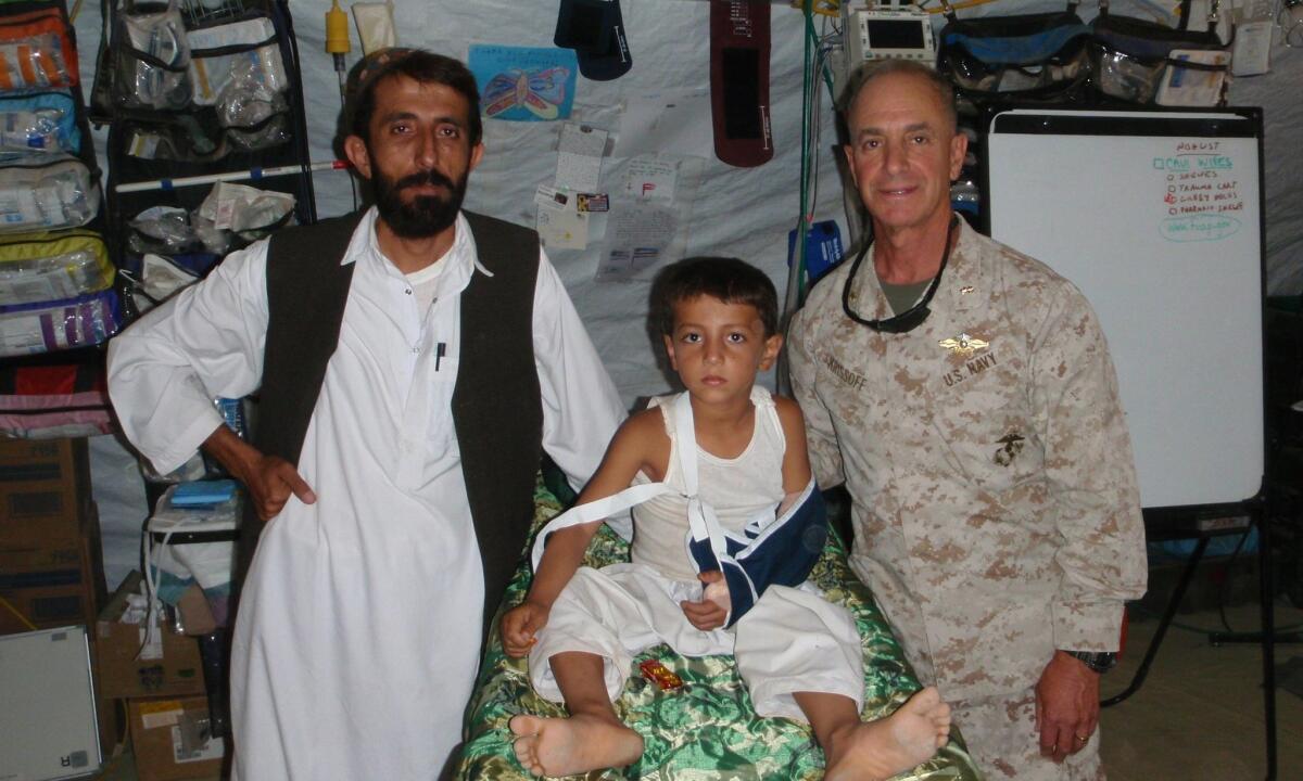 Bill Krissoff (right) during deployment in Helman Province, Afghanistan. photo courtesy Bill Krissoff