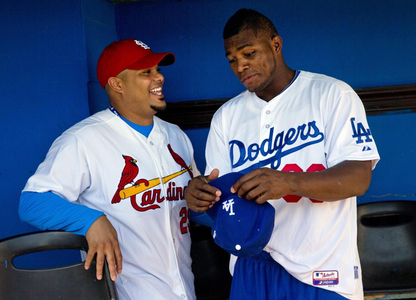 Yasiel Puig, Brayan Pena