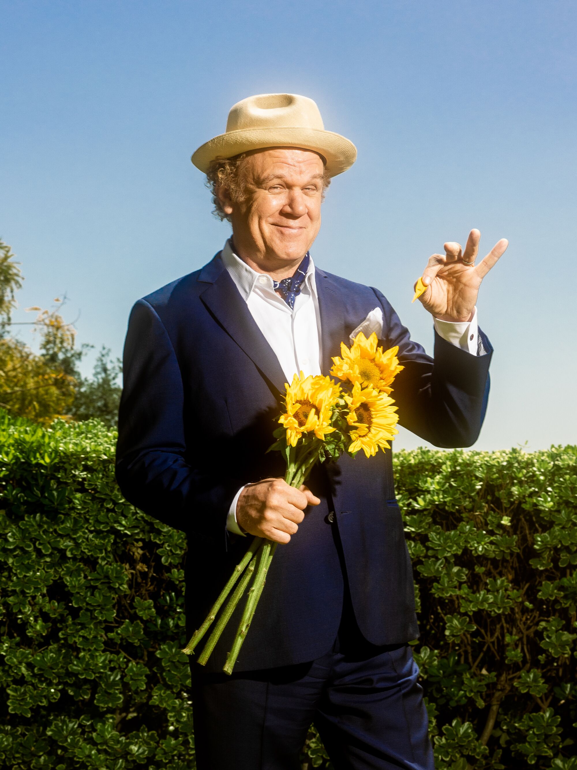 John C. Reilly photographed at Langham Pasadena Hotel.