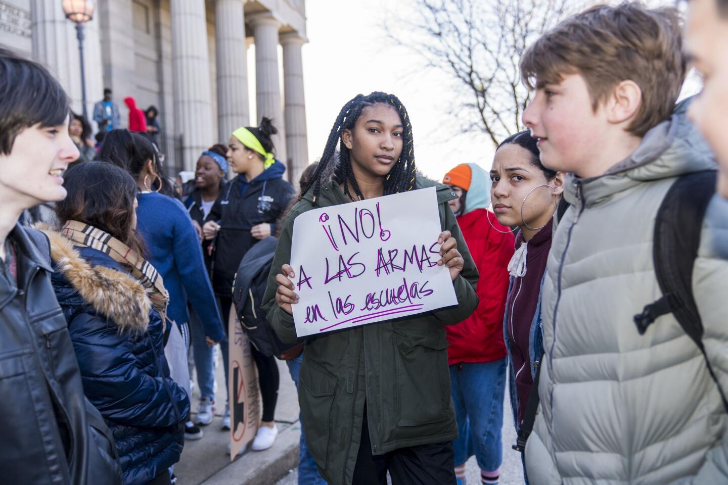 Students walkout of classes to protest gun violence