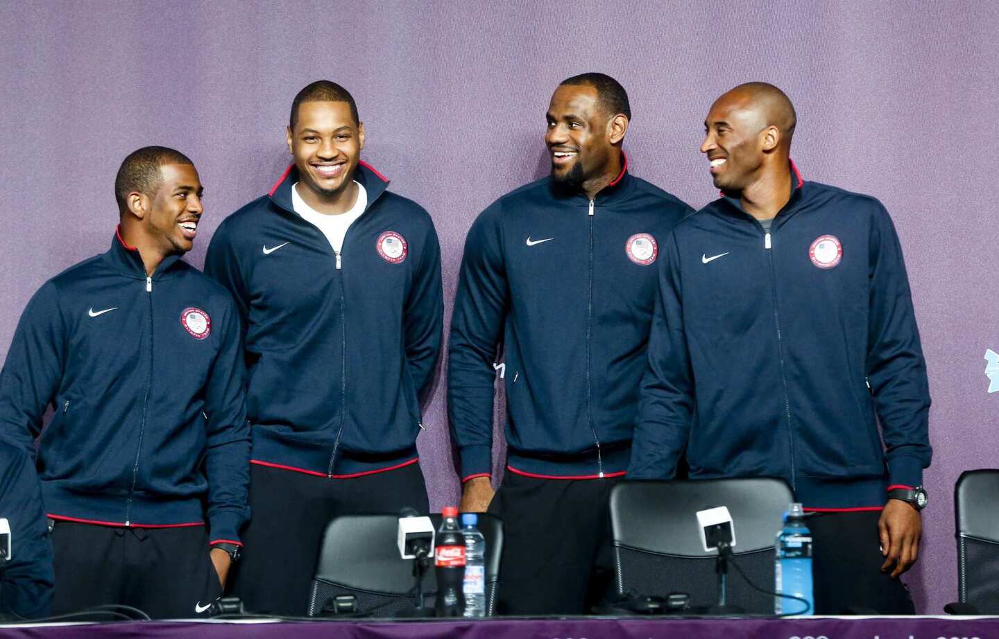 Chris Paul, Carmelo Anthony, LeBron James, Kobe Bryant