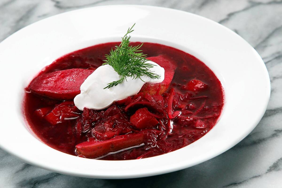 A Bubby-licious borscht.