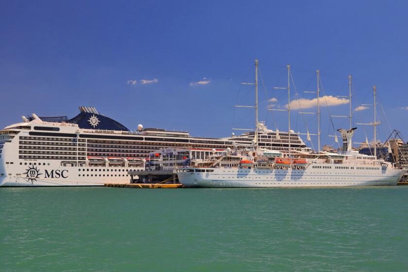 Windstar Cruises' Wind Surf in Piraeus, Greece, on July 25, 2019.