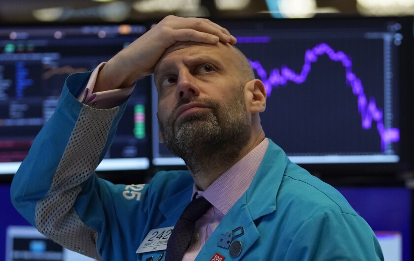 Dow plunges 1,800 as investors turn jittery over new wave of ...