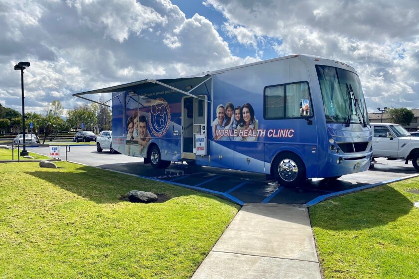Photo of the Families Together of Orange County mobile clinic.