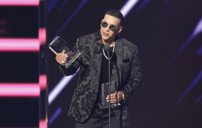 Daddy Yankee en los Billboard Latin Music Awards de 2018.