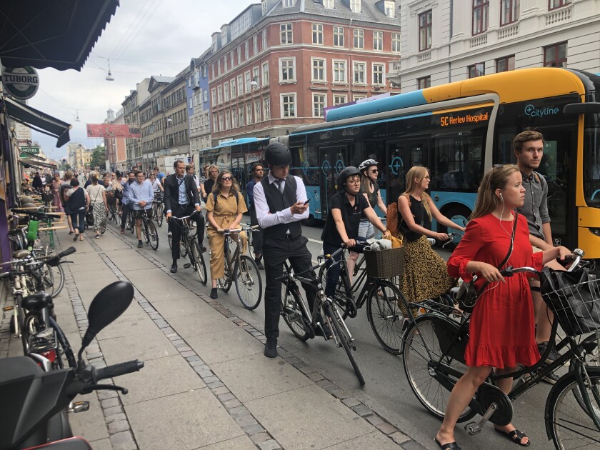 Copenhagen bike lane