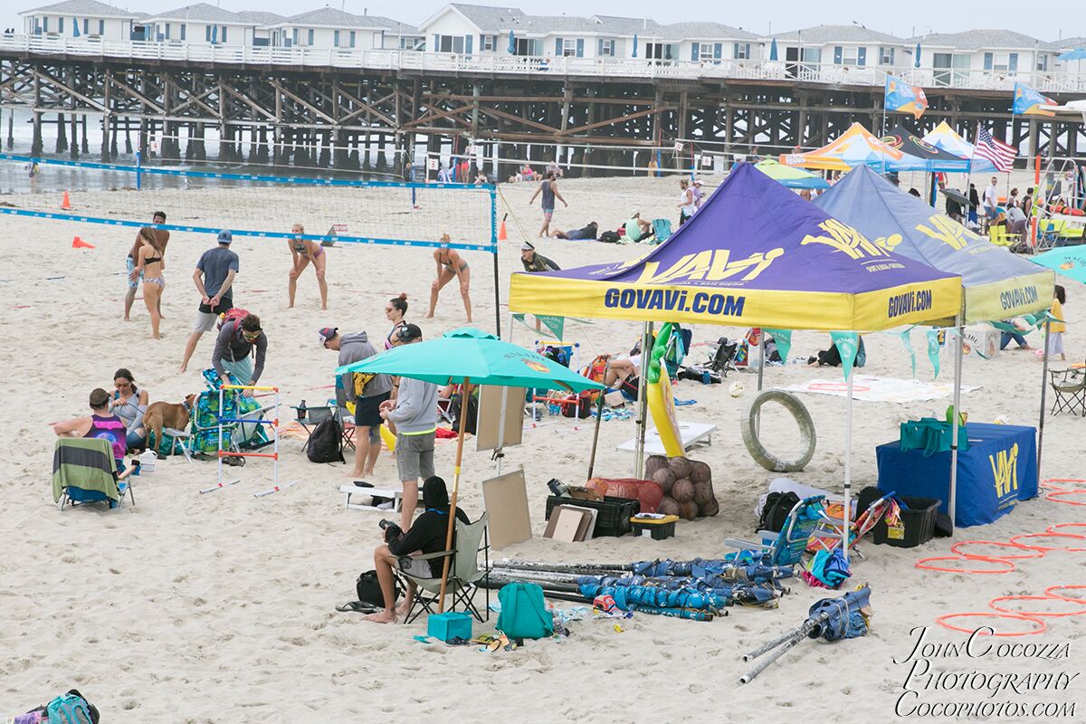 A Vavi 4Sum Beach Volleyball tournament at 9 a.m. is one of the sports activities at the Pacific Beachfest in PB on Oct. 2.