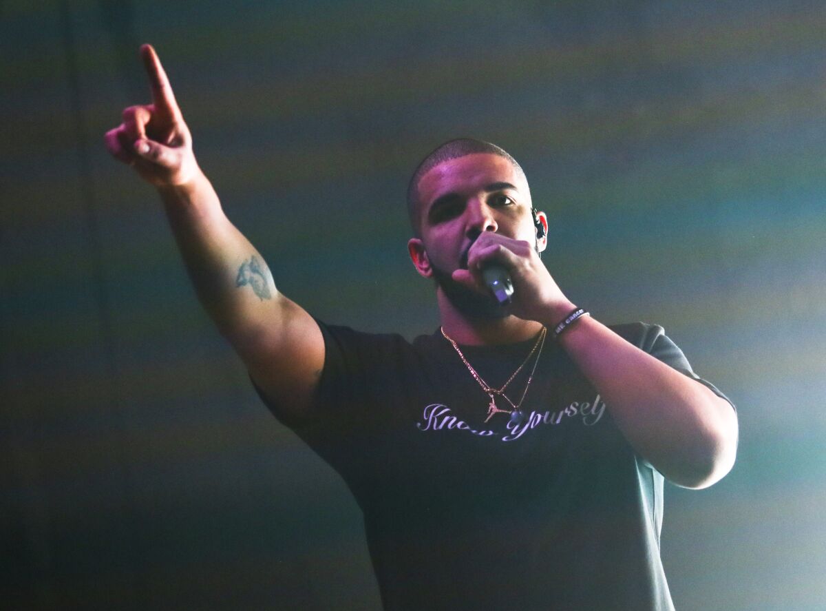 Drake performs at the South by Southwest Music Festival on March 19 in Austin, Texas.