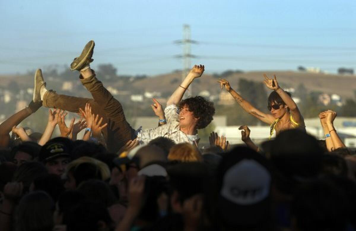 The scene at FYF Fest in 2011.