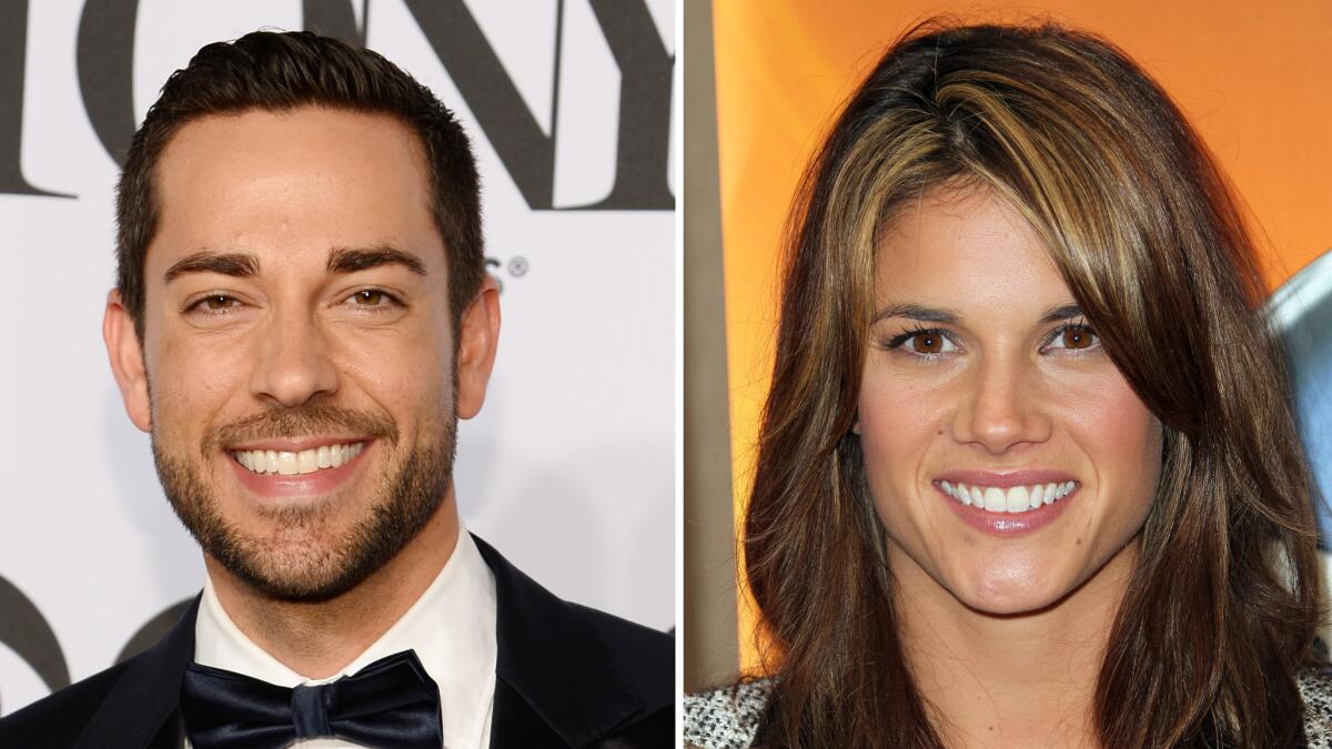 Zachary Levi and Missy Peregrym have wed.