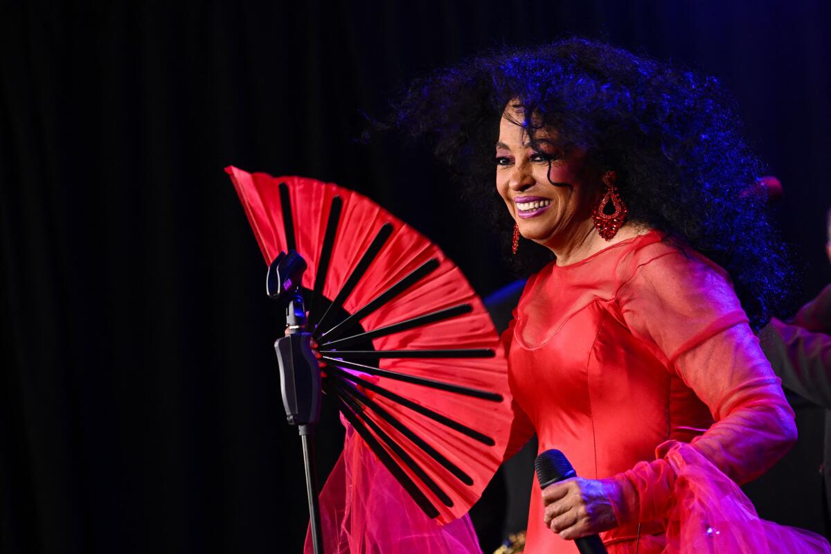 Diana Ross at the Milken Institute Global Conference in Beverly Hills on May 3. 2023