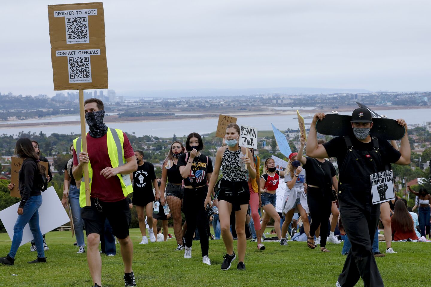 Youth-led ‘Black Lives Matter’ rally draws hundreds to Mount Soledad