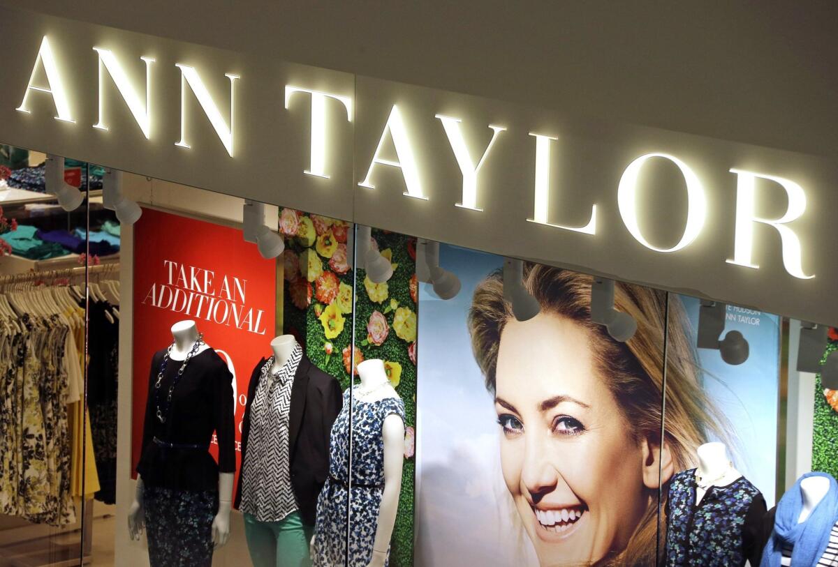 The operator of Ann Taylor and Lane Bryant filed for Chapter 11 bankruptcy protection Thursday.