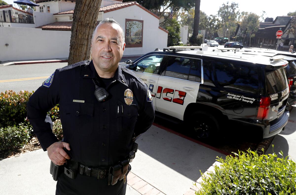 Lt. Jim Cota is retiring in a few weeks from the Laguna Beach Police Department.