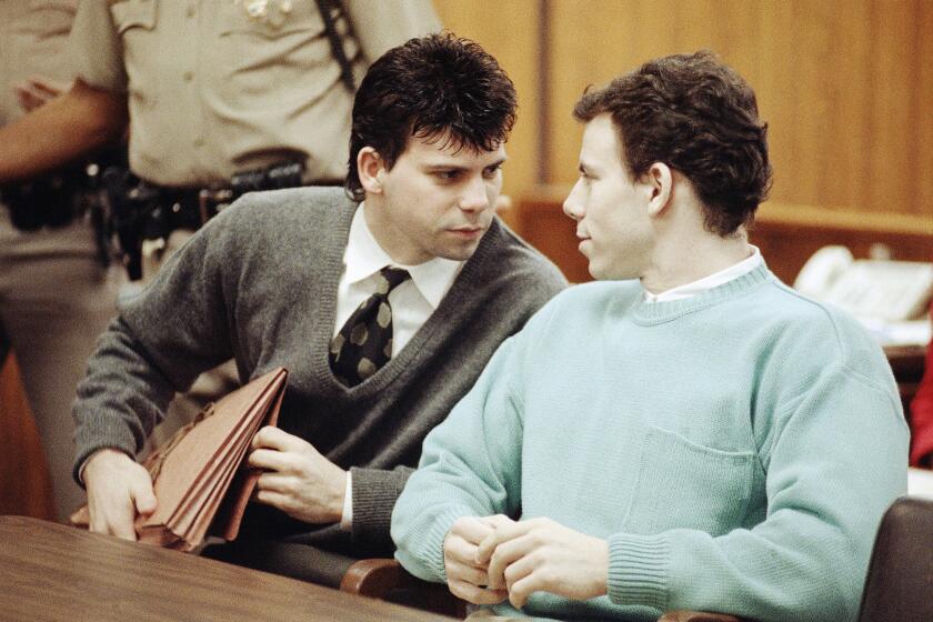 Menendez brothers want court to vacate convictions amid new evidence - Los Angeles Times