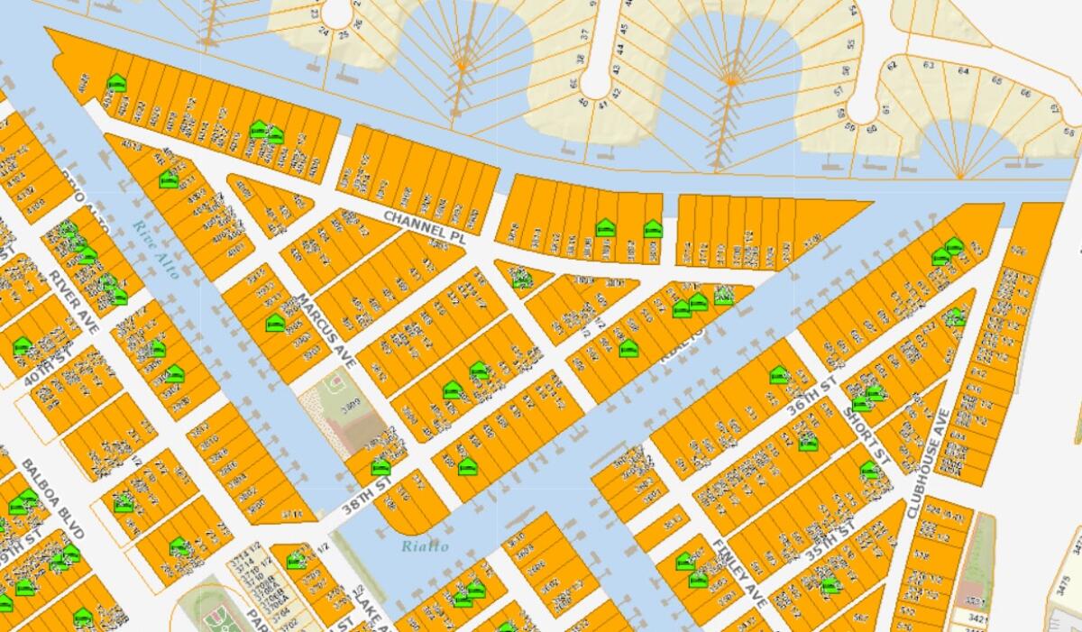 A city map shows Newport Island's short-term lodging permits.