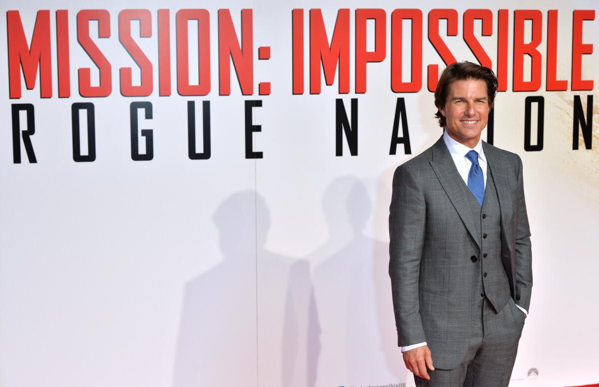 Crowds flocked to to see Tom Cruise reprise his role as agent Ethan Hunt in "Mission Impossible: Rogue Nation," but it came to late to help Viacom's financial situation this quarter.
