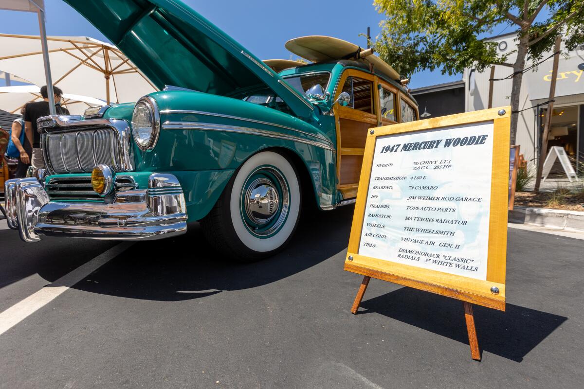 San Diego Woodies Car Club will have classic cars on display at One Paseo's Surf Fest.