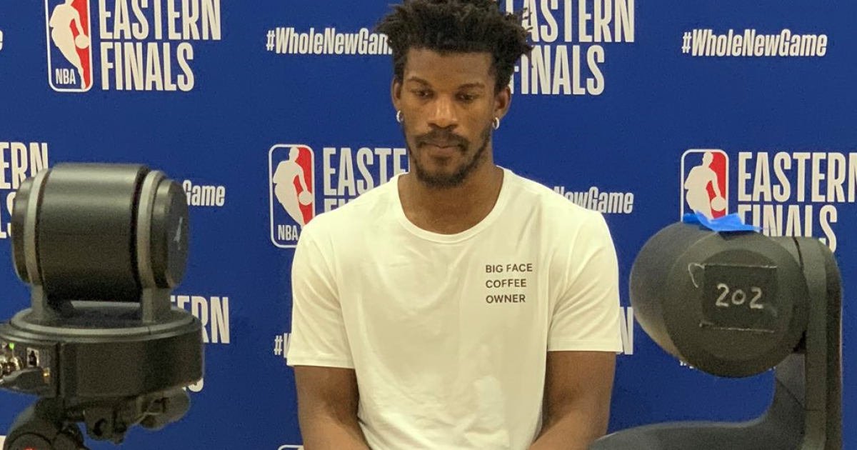 theScore on X: Heat's Jimmy Butler selling $20 coffee from hotel room. ☕️    / X