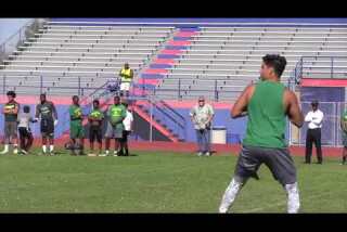 QB Matt Corral debuts for Long Beach Poly