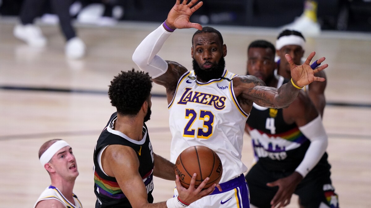 Lakers Present Case To Nba Regarding Lebron James Lack Of Free Throws Los Angeles Times