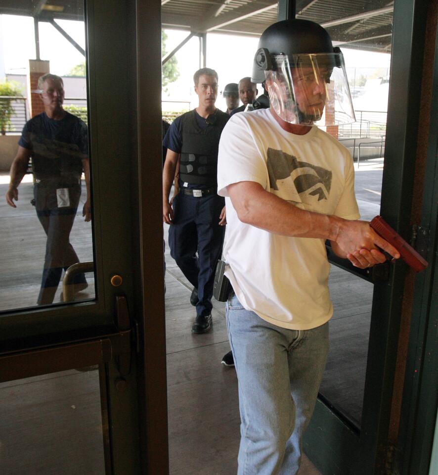 Photo Gallery: Burbank Police and Fire run gunman scenarios at Burbank High School